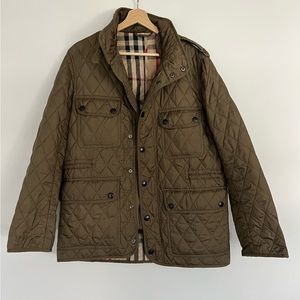 Burberry men’s quilted down jacket